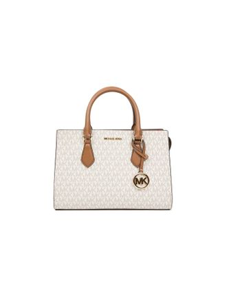 Michael Kors Sheila Medium Center-Zip Schoudertas Cr&egrave;me
