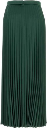 Weekend Womens Green Satin Nicchia Skirt Verde Exterior: Polyester Gonne