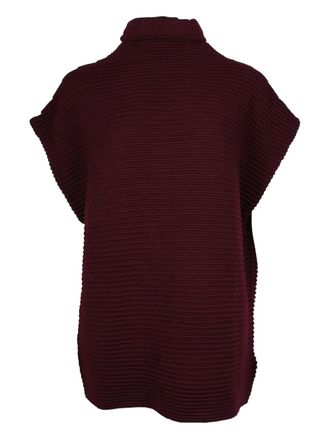 Victoria Beckham wool sleeveless top - women - Wool - M - Red