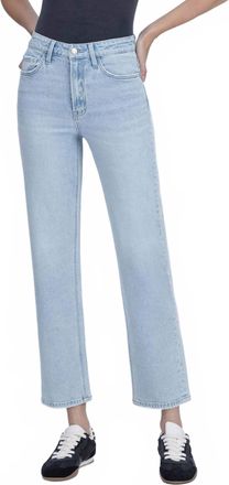 Flying Monkey Super High Rise Light Wash Tapered Leg Jeans In Heartache