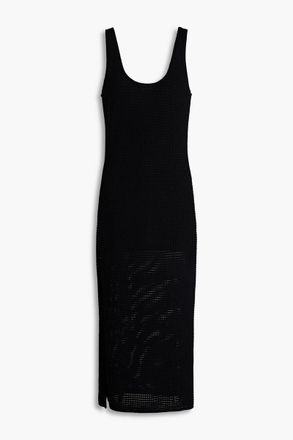 Frame Denim Crochet-knit midi dress - Black - L