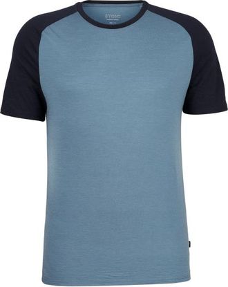 Stoic Merino155 LaholmSt. Raglan Shirt Merinoshirt f&uuml;r Herren | blau