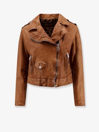 DFour Giubbino in Pelle Natural Washed - DFOUR - gender_Woman