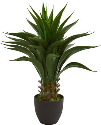 Nearly Natural 28-in Agave Artificial Plant in Green at Nordstrom