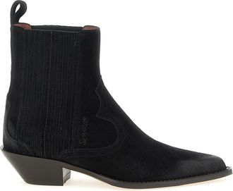 Sonora Black Calfskin Chelsea Womens Boots