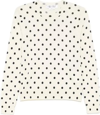Comme Des Garçons Maglione a pois - Toni neutri