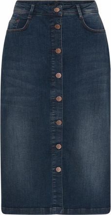 C.Ro Blauwe Denim Rok - Stijlvol Model - Dames - Spijkerrokken - Blauw - S - Denim - Rokken