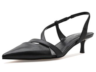 Calvin Klein Arlanna Womens Shoes Black Leather : 8.5 M