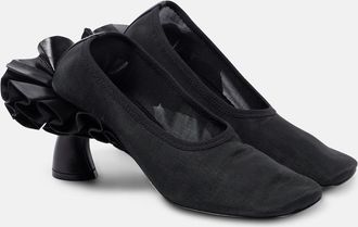 Dries Van Noten Pumps in mesh con pelle