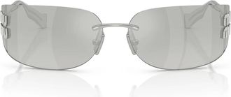 Miu Miu Sunglasses Mua51 S 1 Bc10 Y Silver/Mirrored Gray Women