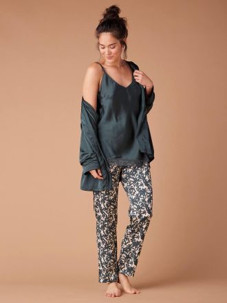 Envie de Fraise Homewear-Set f&uuml;r Schwangerschaft und Stillzeit ENVIE DE FRAISE tannengr&uuml;n