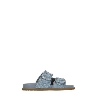 Coral Blue Schoenen, Dames, Blauw, 40 EU, Su&egrave;de, Intrecci 2 Fibbie