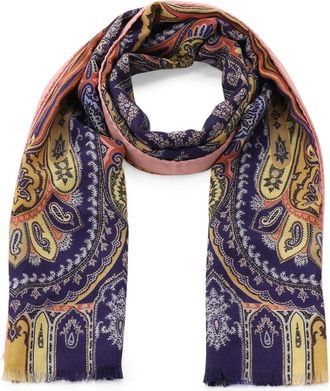 Etro Accessoires, Dames, Veelkleurig, ONE Size, Wol, Winter Sjaals