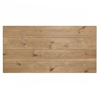 Deco Wood Cabecero de madera maciza en tono envejecido de 120x60cm