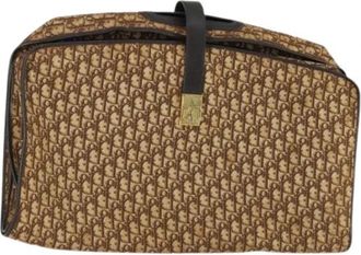 Dior Pre-owned Kledinghoes - Dames - Vintage Weekendtas - Bruin - ONE Size - Leer - Vintage