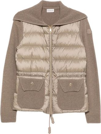 Moncler Quilted Drawstring-waist Cardigan