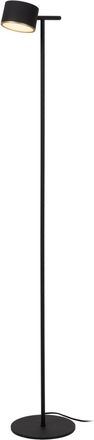 Lucide L&aacute;mpara de suelo de metal con 1 led integrado, negro