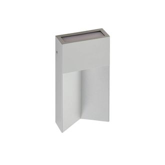 Lucande L&aacute;mpara de pared exterior de aluminio gris