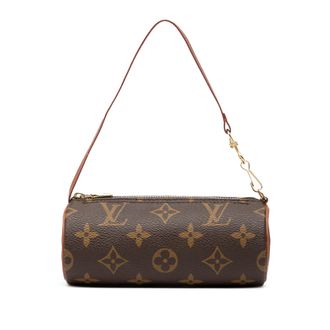 Louis Vuitton Pre-owned Womens Monogram Papillon Pochette - Brown Textile - One Size