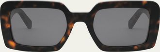 Celine Triomphe Acetate Square Sunglasses