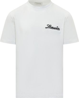 Lanvin White Crew Neck T-Shirt