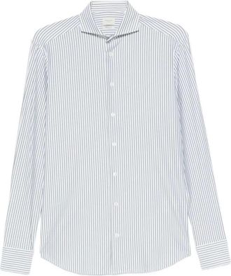 Traiano Rossini Radical Shirt - Heren - Casual Overhemden - Blauw - L - Polyester - Overhemden