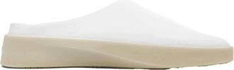 Wolf & Shepherd Cruise Mule Mens White Round Toe Slip On Shoes HTAT1406