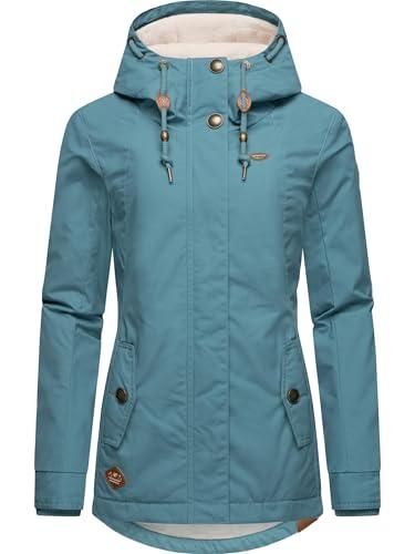 Ragwear Monade Veste dhiver chaude à capuche, pour femme, tailles