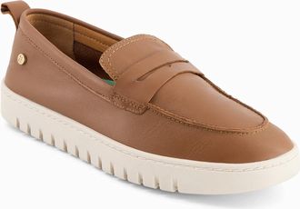 Andrea Womens Leather Loafers llight weight 90554