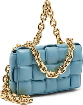 Bottega Veneta Cassette shoulder bag - women - Calf Leather/Calf Leather - One Size - Blue