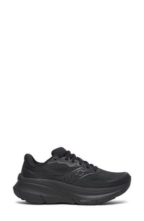 Saucony Guide 19 Running Shoe in Triple Black at Nordstrom, Size 7.5