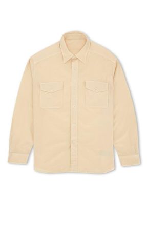 Fortela CPO Twill Cotton Overshirt in White at Nordstrom, Size Small Eu