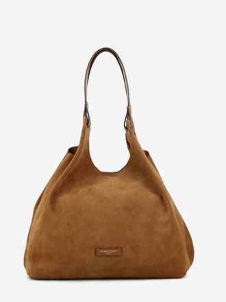 Gianni Chiarini Borsa Dua in suede caramel