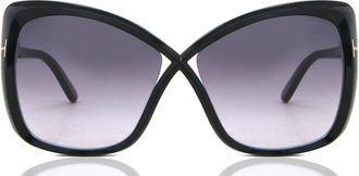 Tom Ford FT0943 JASMIN 01B Womens Sunglasses Black Size 63