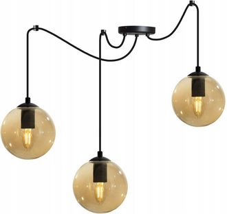 OEM L&aacute;mpara Colgante De Techo Con Forma De Ara&ntilde;a Y Bola De Cristal Led