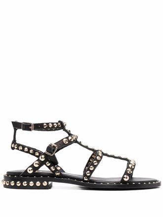 Ash Precious stud embellished sandals - Black