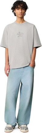 Axel Arigato New York City T-Shirt in Grey Melange at Nordstrom, Size Medium