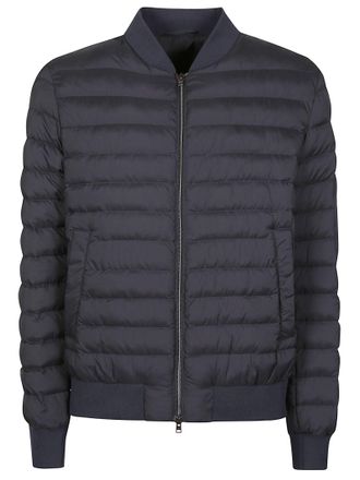 Herno Black L Aviatore Legend Bomber Jacket