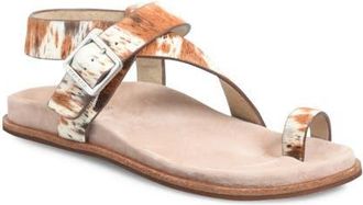 Kork-ease Anya Toe Loop Sandal in Animal Print at Nordstrom, Size 10