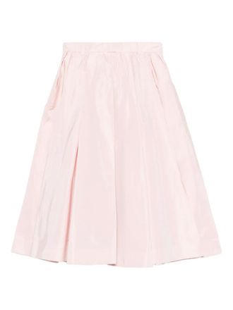 Prada pocketed midi A-line skirt - Pink