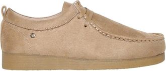 Nicholas Deakins Heren Hudson Moc Toe Instappers (Sand)