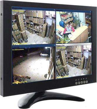 Trade Shop Trade Shop - Tv Tv Monitor Digital 10.1 Tft Video Vigilancia Cctv Av Vga Bnc Hdmi