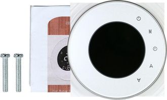 OEM Termostato Programable Para Calefacci&oacute;n A Gas, Controlador De Temperatura De Contacto Seco, Pantalla T&aacute;ctil Lcd Retroiluminada, Control Por Voz Compat