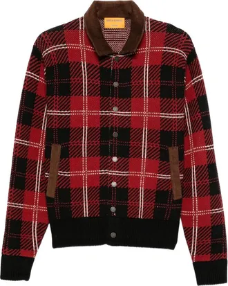 Guest In Residence Check-pattern Cardigan