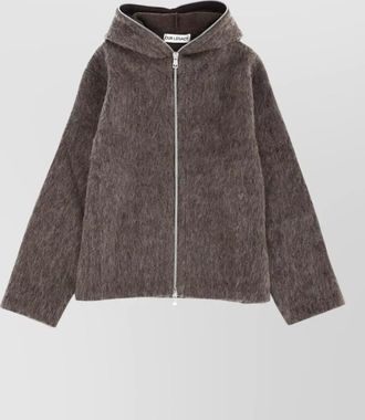 Our Legacy wool hooded zip-up hoodie
