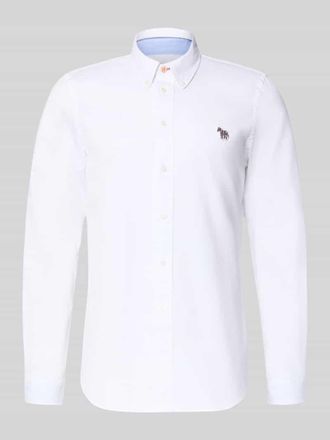 Paul Smith Tailored Fit Freizeithemd mit Button-Down-Kragen in Weiss, Gr&ouml;&szlig;e XL
