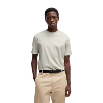 HUGO BOSS Heren Taut T-Shirt (Wit)