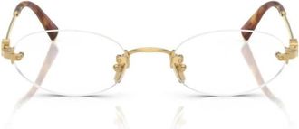 Miu Miu Vista MU53wv Optisch Montuur - unisex - Brillen - Geel - ONE Size - Accessoires