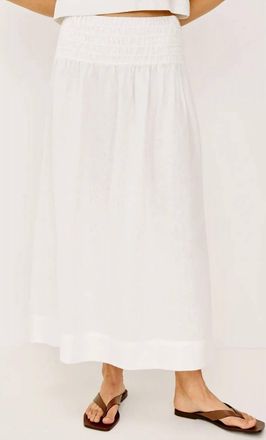 Rails Alessa Midi Skirt In White