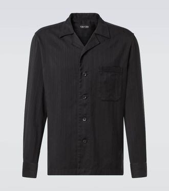Tom Ford Striped cotton and silk shirt